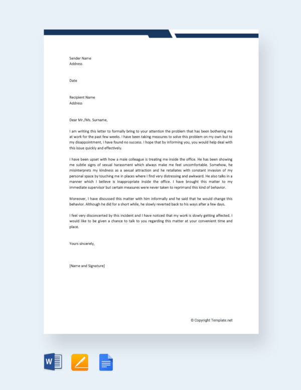 63+ Formal Letter Format Template