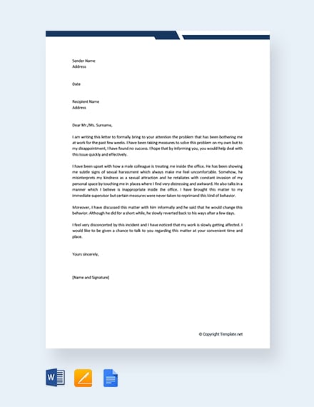 free formal grievance letter1