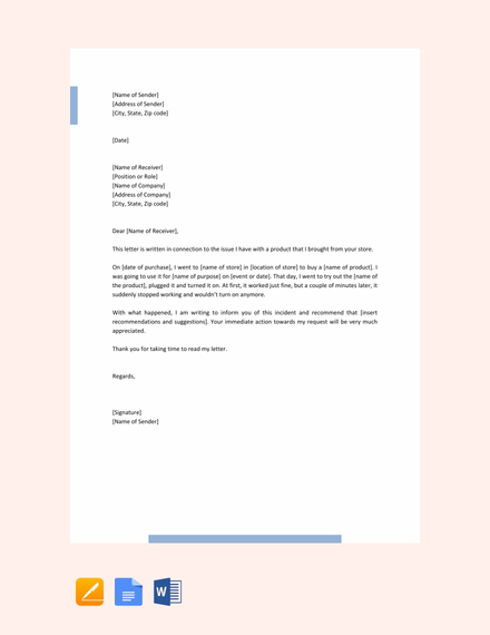 Formal Letter In English For Your Needs | Letter Template Collection