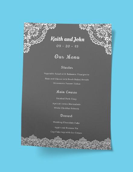 23+ Free Menu Templates in PDF | MS Word | Excel | PSD ...