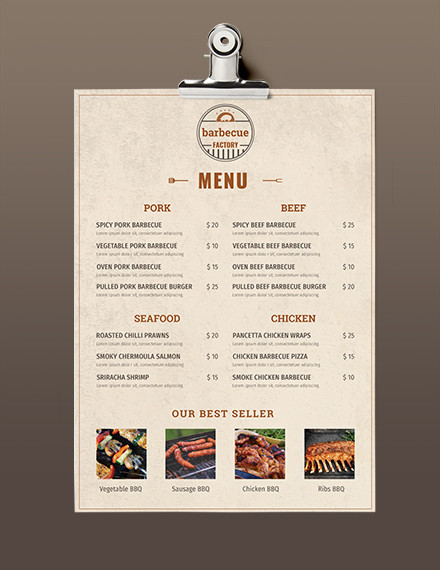 microsoft office menu template for mac