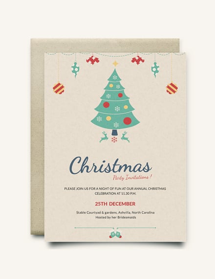 37+ Christmas Party Invitation Templates - PSD, Vector AI, EPS