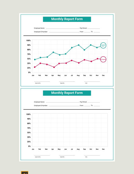 free monthly report template