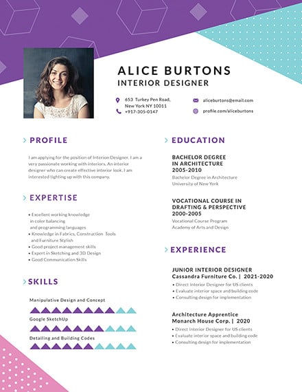 free resume templates word for experienced professionals