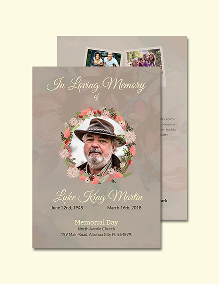 funeral program invitation template for catholics