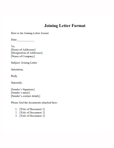 hr joining letter template