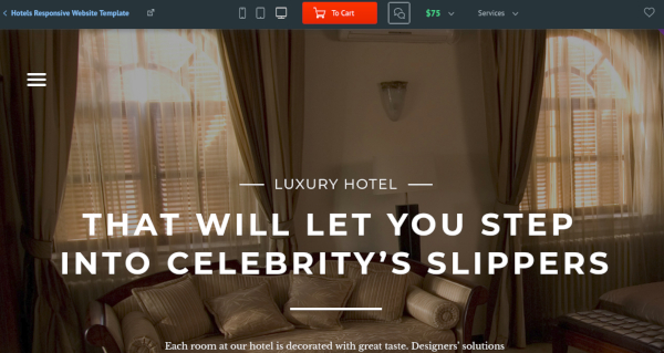 hotels-responsive-website-template