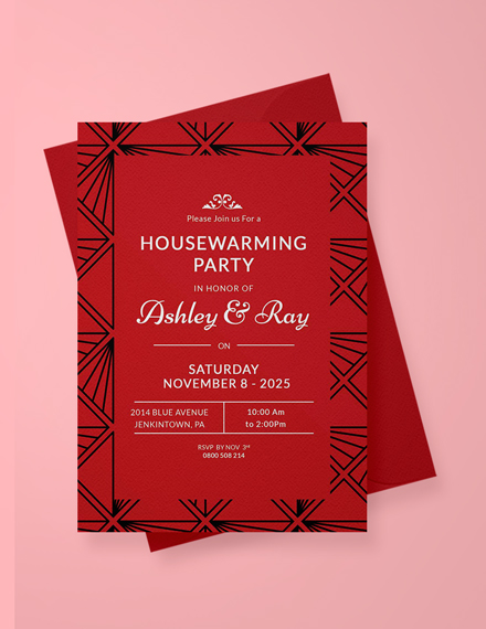 Housewarming Invitation Template