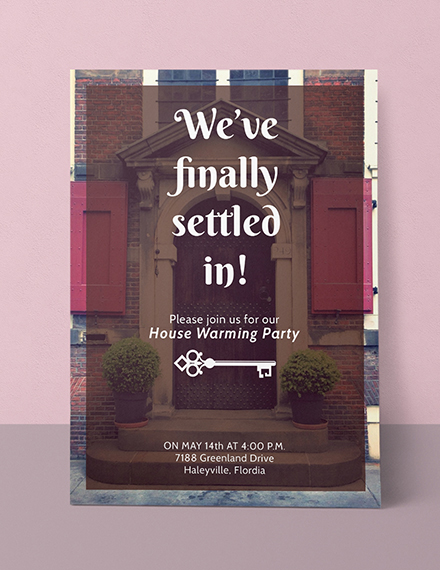 Housewarming Party Invitation Sample