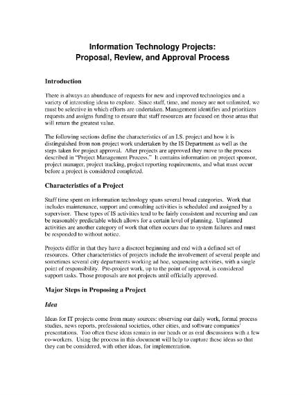 it project proposal