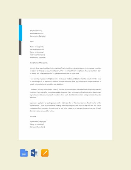 immediate-resignation-letter-due-to-illness-template