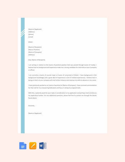 internship-request-letter-template
