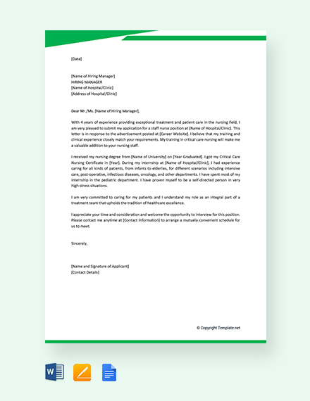 11+ Job Application Letter Templates for Volunteer | Free & Premium ...