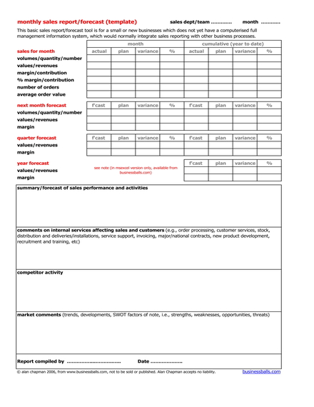 14+ Sales Report Templates