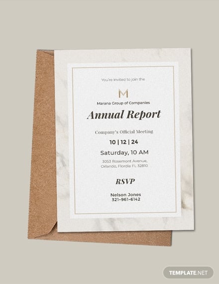 11+ Annual Business Meeting Invitation Templates