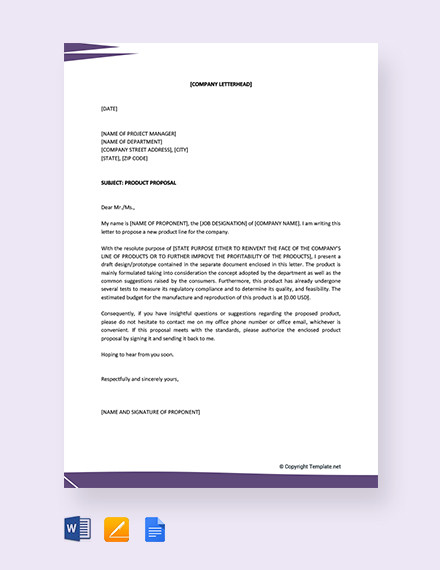 38+ Proposal Letter Templates - Word, PDF