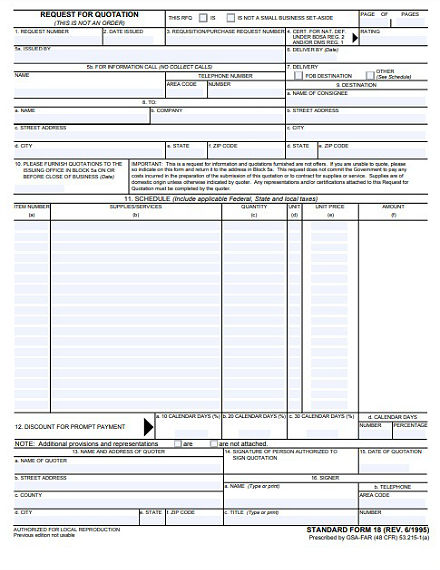 request for quotation form template
