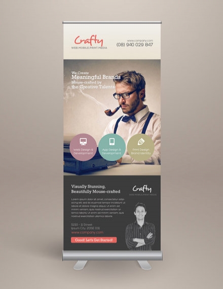 roll up banner sample