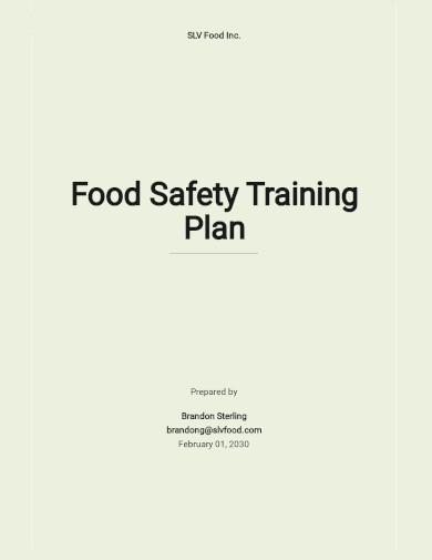 13+ Safety Training Plan Templates - Word | Google Docs | Apple Pages ...