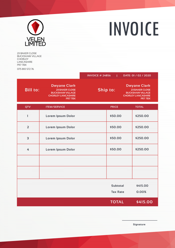 13 sample invoices templates ai psd google docs apple pages