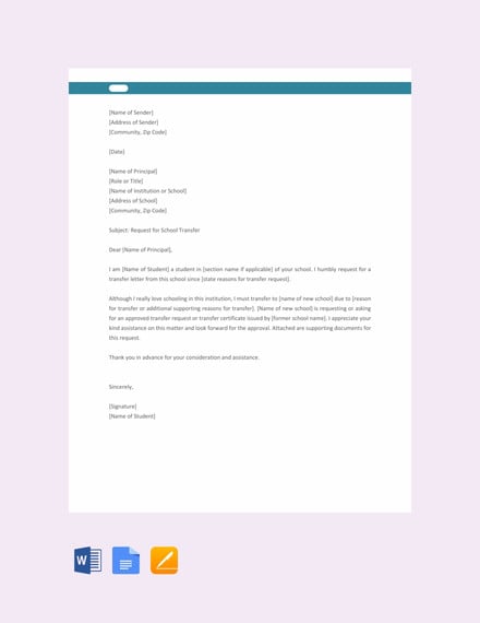 school transfer letter to principal1