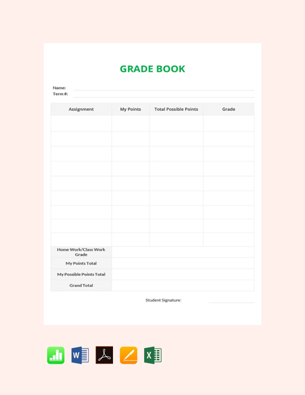 simple-grade-sheet-template