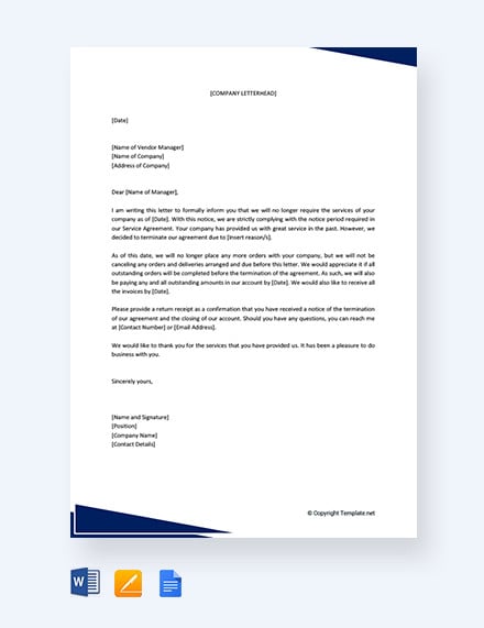 termination-of-services-letter-to-supplier