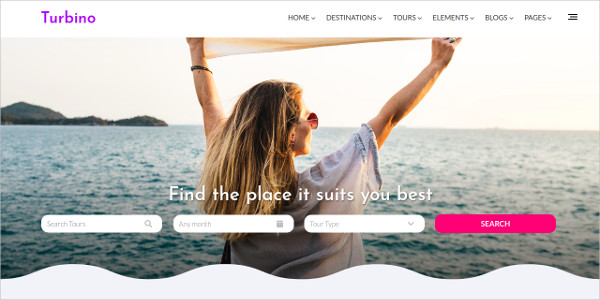 tour travel listing html template