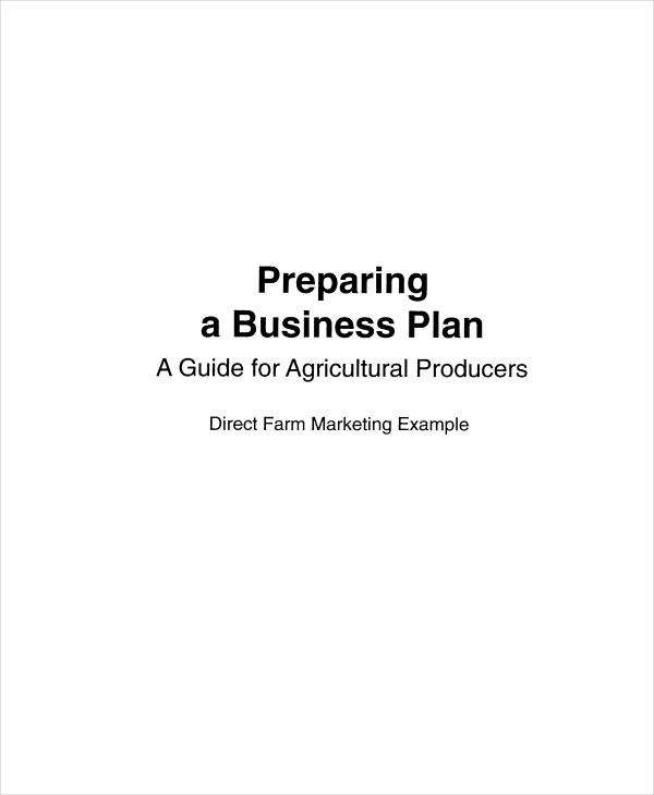 farm market business plan