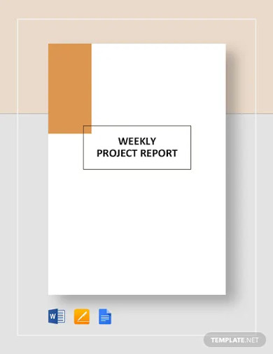 weekly-project-report-template