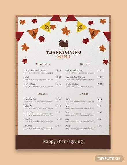free-thanksgiving-menu