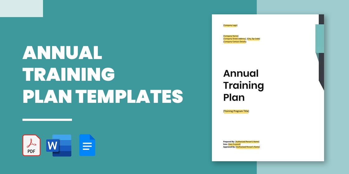 Training Plan Template  4+ Slides Designed for Employees & Employers
