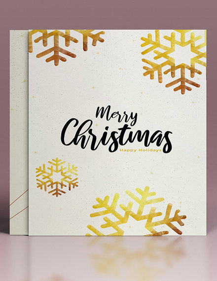 christmas brochure design template