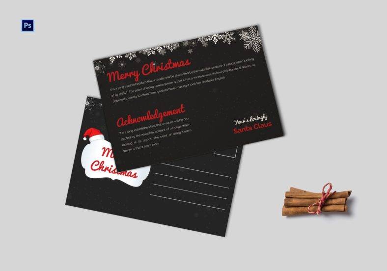 christmas postcard invitation template 788x