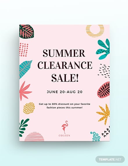clearance-sale-flyer-template