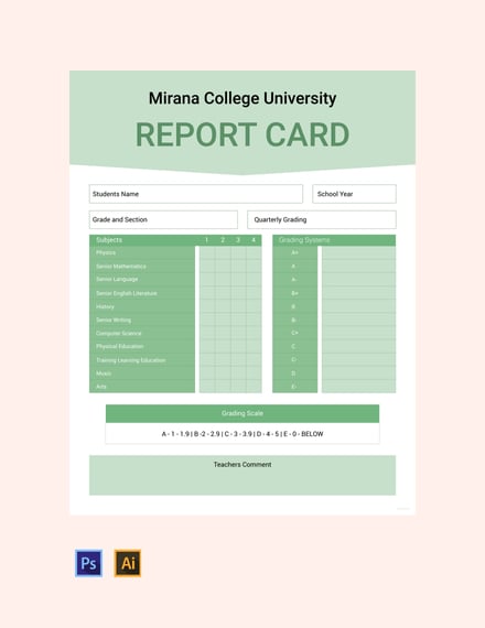 college-report-card