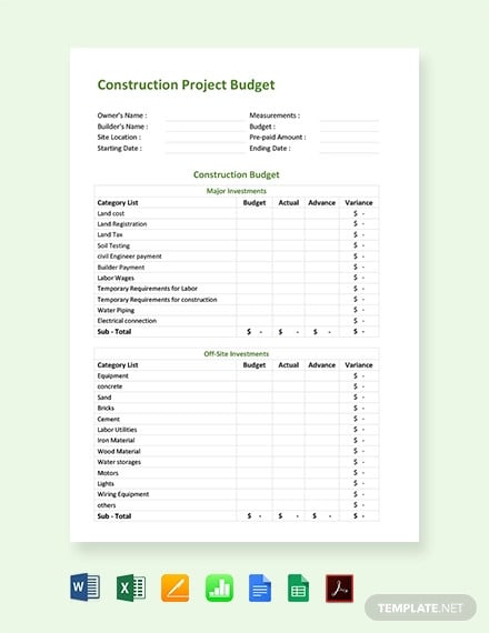 construction-project-budget-template