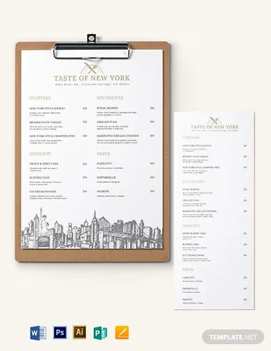 dinner-menu-board-template