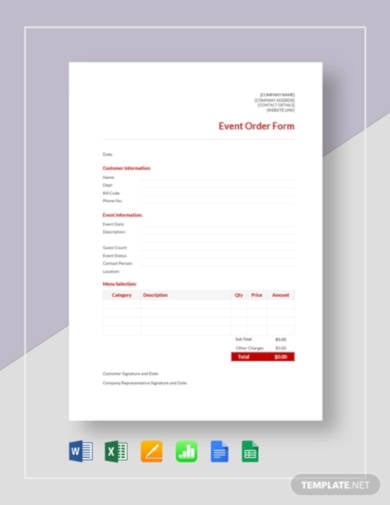event-order-form-template