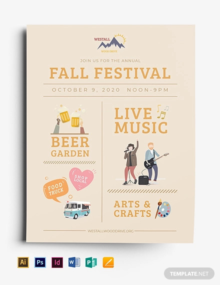 festival flyer template