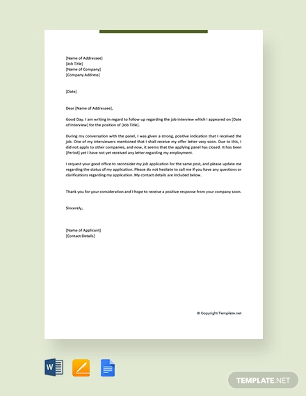 Appeal Letter 21 Sample Example Format