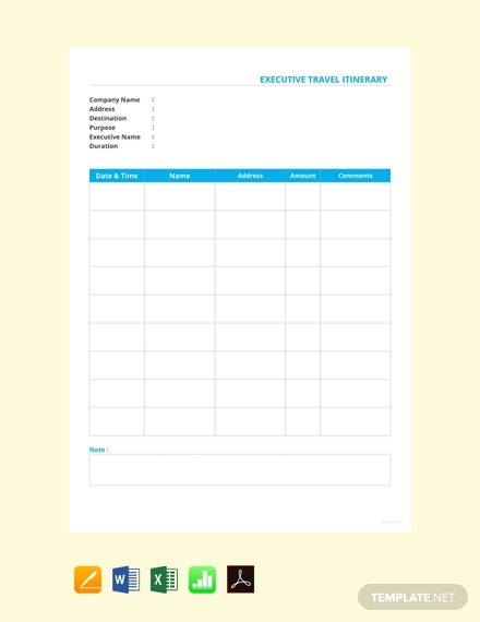 15 Itinerary Templates In Google Docs Free Premium Templates