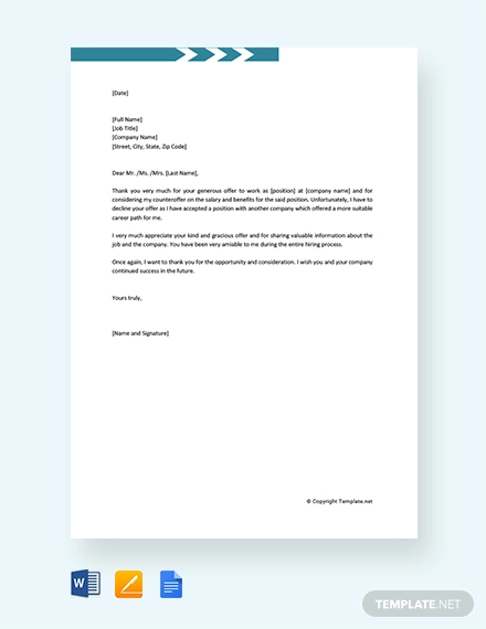 17-job-refusal-letter-examples-word-apple-pages-google-docs