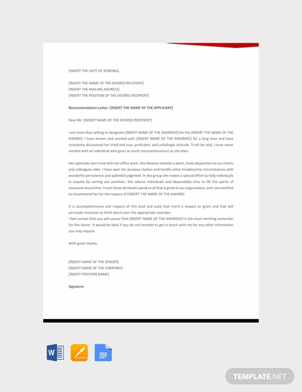 23+ Award Letter Templates - PDF, DOC
