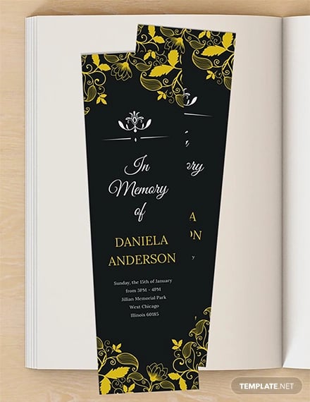 free-memorial-bookmark-template