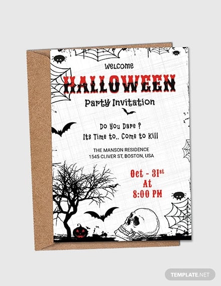 free-premium-halloween-party-invitation-flyer