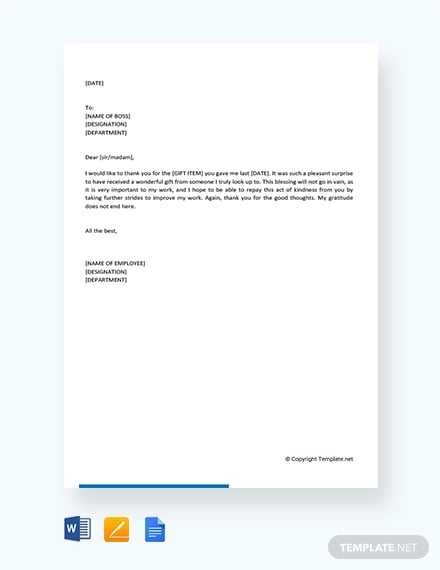11 Thank You Letter For Gift Doc Pdf Free Premium Templates