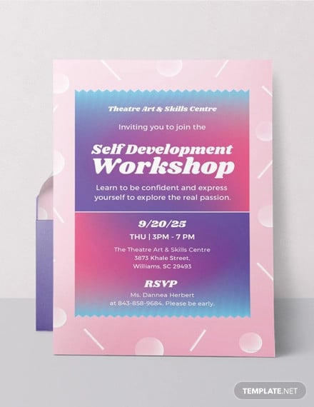 free workshop invitation template