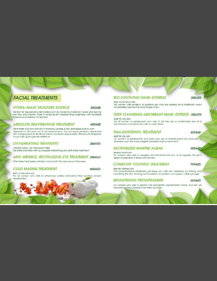 green-leaves-spa-menu-sample