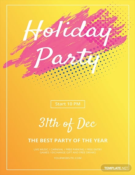 holiday-party-flyer-template
